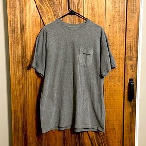 COPY - Patagonia Men's P-6 Logo Pocket Responsibili-Tee®- Grey, Size Large.